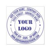 Vorlage für das benutzerdefinierte Logo oder Foto- Permastempel (Design)