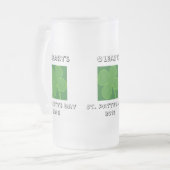 Vorlage für das benutzerdefinierte St Patrick's Da Mattglas Bierglas (Vorderseite Links)