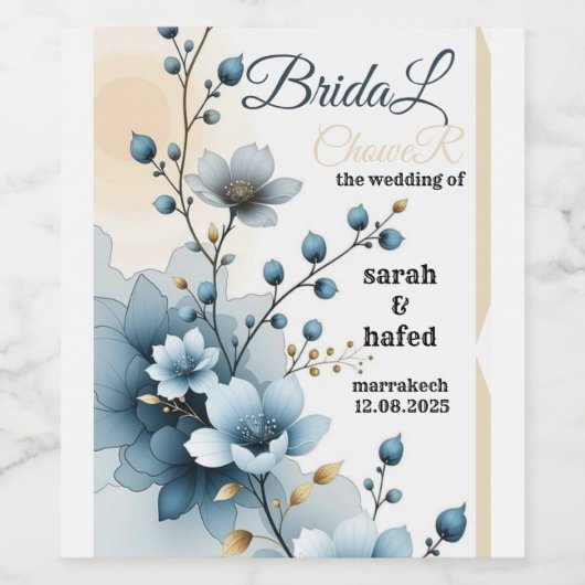 Vorlage für das benutzerdefinierte Weinetikett, Ho Weinetikett (Einzelnes Label)