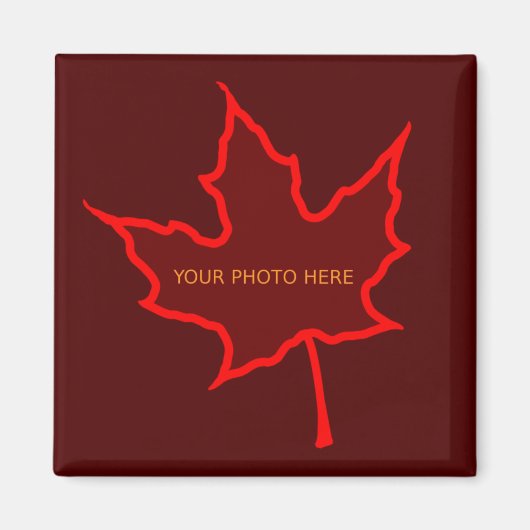 Vorlage für das Bild im Herbst Magnet (Vorne)