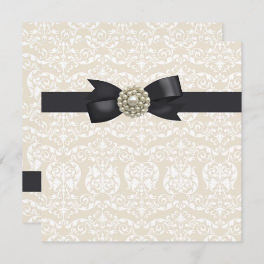 Vorlage für das Black Krawatte Party-Ereignis von (Vorne/Hinten)