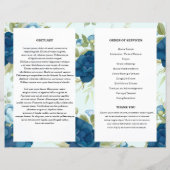 Vorlage für das Blaue Blumenbeerungsprogramm (Rückseite)