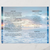 Vorlage für das Blue Beach Funerary Program (Rückseite)