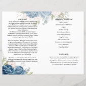 Vorlage für das Blue Floral Funerary Program (Rückseite)