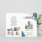 Vorlage für das Blue Floral Funerary Program (Stehend Vorderseite)