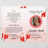 Vorlage für das Blumenbeerungsprogramm (Vorne/Hinten)