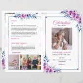 Vorlage für das Blumenbeerungsprogramm (Vorne/Hinten)