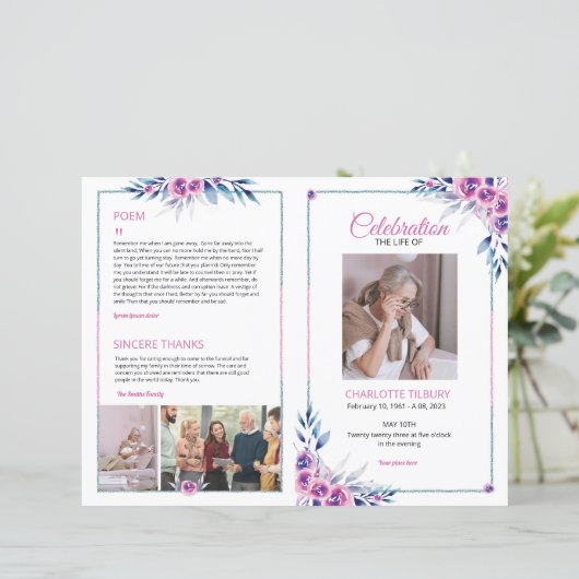 Vorlage für das Blumenbeerungsprogramm (Stehend Vorderseite)