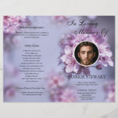 Vorlage für das Blumenbeerungsprogramm (Vorderseite)