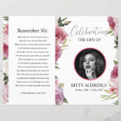 Vorlage für das Blumenbeerungsprogramm (Vorderseite)