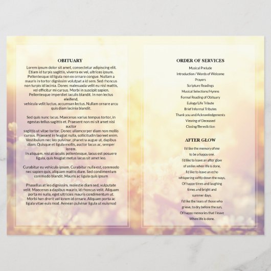 Vorlage für das Blumenbeerungsprogramm (Rückseite)