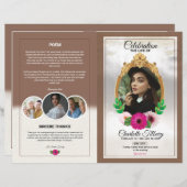 Vorlage für das Blumenbeerungsprogramm (Vorne/Hinten)