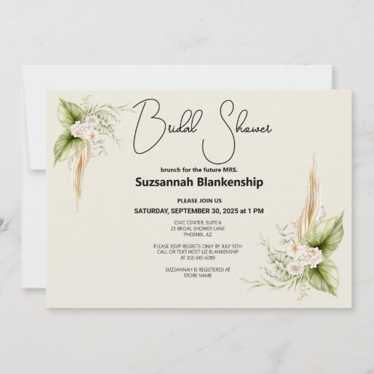 Vorlage für das Brautparty Champagne Flute Toast (Vorderseite)