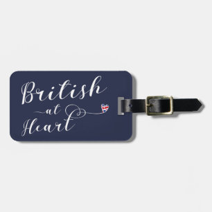 Vorlage für das Britische Gepäck am Herzen des Lan Gepäckanhänger