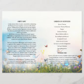 Vorlage für das Butterfly-Bestattungsprogramm (Rückseite)