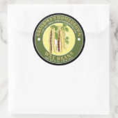 Vorlage für das Canning-Label für hausgemachte Wac Runder Aufkleber (Tasche)