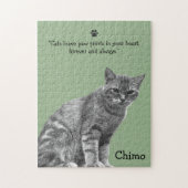 Vorlage für das Cat Foto Personalisiert Puzzle (Vertikal)