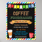 Vorlage für das Coffee Fundraiser-Ereignis Poster (Vorne)