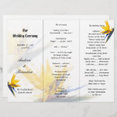 Vorlage für das Dreistufenprogramm "Bird of Paradi (Vorne/Hinten)