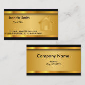 Vorlage für das echte Anwesen Visitenkarte (Vorne/Hinten)