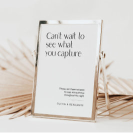 Vorlage für das Einlegen von Kamerafabellen für Ho Poster