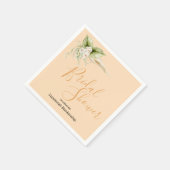 Vorlage für das elegante Brautparty der Blumenecke Serviette (Ecke)