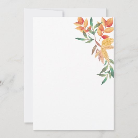 Vorlage für das Erntedank-Abendessen (Rückseite)