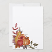 Vorlage für das Erntedank-Abendessen (Rückseite)