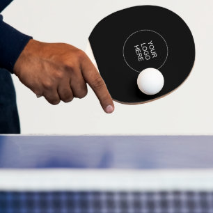 Vorlage für das Firmenlogo Eigene Werbeaktion Tischtennis Schläger
