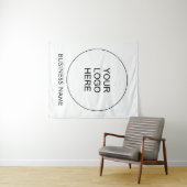 Vorlage für das Firmenlogo für benutzerdefinierte Wandteppich (Beispiel (Horizontal))