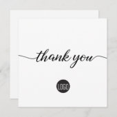 Vorlage für das Firmenlogo Kundenbewertung (Vorne/Hinten)