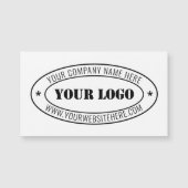 Vorlage für das Firmenlogo Magnetische Visitenkart (Vorderseite)