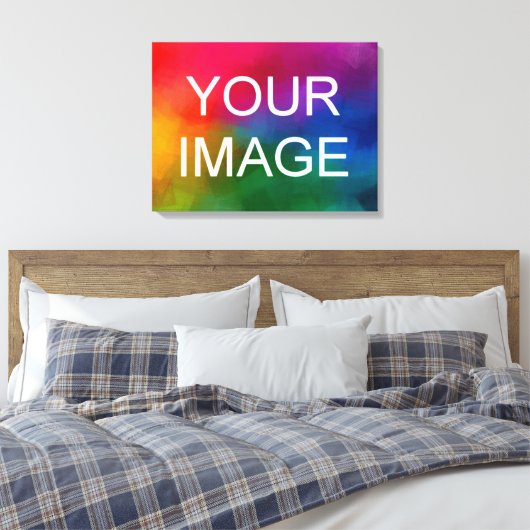 Vorlage für das Foto-Bild-Logo Hochklasse Leinwanddruck (Insitu (Schlafzimmer))