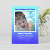 Vorlage für das Foto "Einladungen für ältere junge (Stehend Vorderseite)