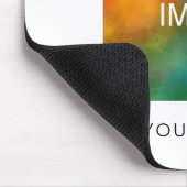 Vorlage für das Foto-Firmenlogo hinzufügen Mousepad (Ecke)
