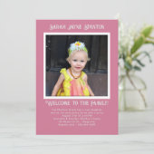 Vorlage für das Foto "Girl Adoption Party" (Stehend Vorderseite)