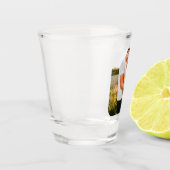 Vorlage für das Foto mit abgerundeten Schiebegläse Schnapsglas (Links)