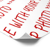 Vorlage für das Foto Panorama, Gruppe oder Klasse Poster (Ecke)