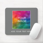 Vorlage für das Foto "Text-Unternehmen" hinzufügen Mousepad (Mit Mouse)