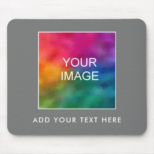 Vorlage für das Foto "Text-Unternehmen" hinzufügen Mousepad (Vorne)