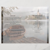 Vorlage für das friedliche Beerdigungsprogramm (Rückseite)