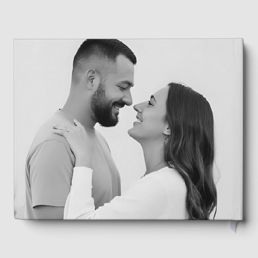 Vorlage für das Gästebuch mit Goldfolie (Rückseite)