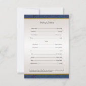 Vorlage für das Gedenkfräbnis (Rückseite)