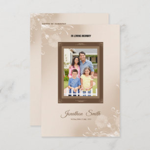 Vorlage für das Gedenkfräbnis