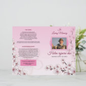 Vorlage für das gedruckte Blumenbeerprogramm (Stehend Vorderseite)