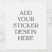 Vorlage für das gedruckte Weinetikett | Design hoc (Einzelnes Label)
