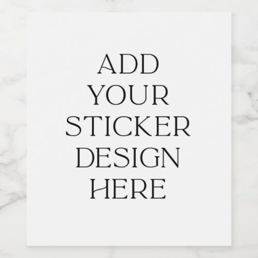 Vorlage für das gedruckte Weinetikett | Design hoc (Einzelnes Label)