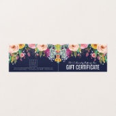 Vorlage für das Geschenkgutachten für den farbigen (Außenseite Aufgefaltet)