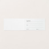 Vorlage für das Geschenkgutachten für den farbigen (Innenseite Aufgefaltet)