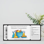 Vorlage für das Geschenkgutachten für die Reinigun (Stehend Vorderseite)